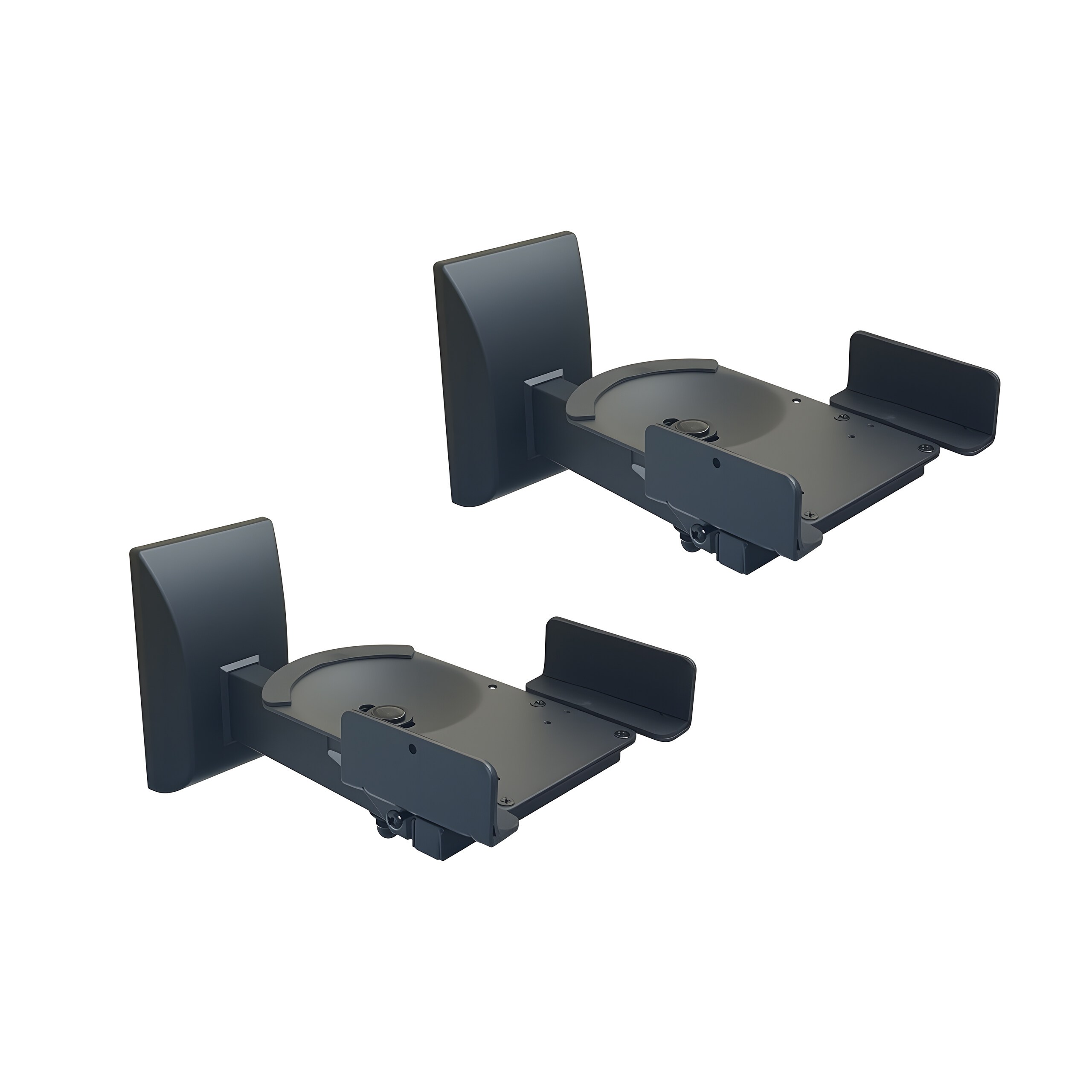 2 X Speaker Wall Mount In Black