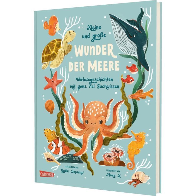Image of Small And Big Wonders Of The Seas - Reading Stories With Lots Of Knowledge For Children From 4 Years Old - Gabby Dawnay - Book - 96 Pages - German - 2025 - Carlsen Verlag Gmbh - Ean 9783551255082
