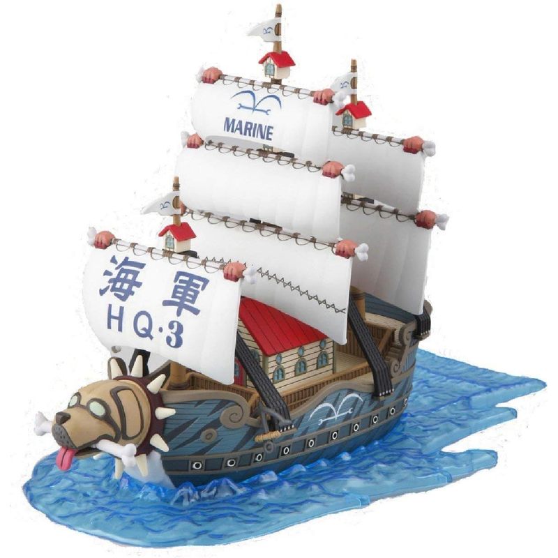 Image of 1 Piece - Garp's Ship - Marine / Collection / Original Model Kit - Perfect Gift Idea For 1 Piece Fans - 1 Piece Collectible Item