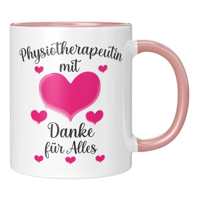 Mug - Physiotherapist With Heart, Thanks For Everything