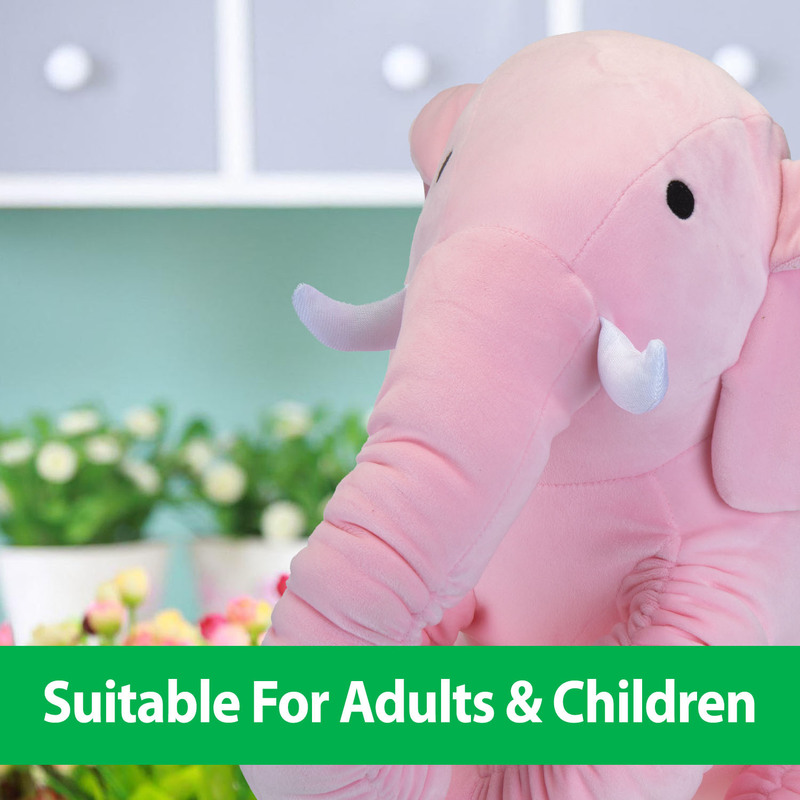 Ultrasoft 40cm Pink Elephant Plush Toy