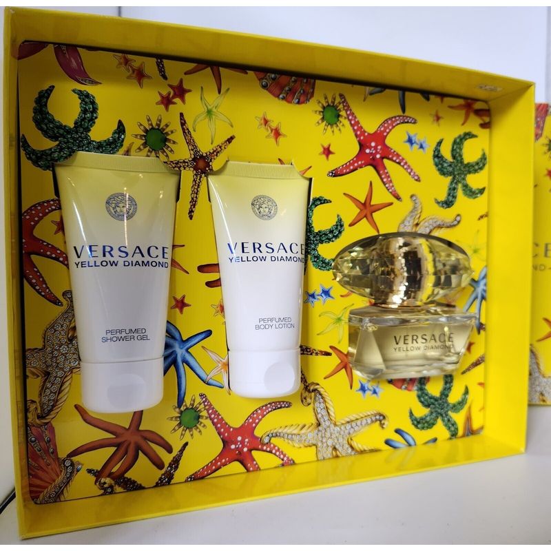 Image of Yellow Diamond Eau De Toilette 50 Ml Shower Gel 50 Ml + Body Lotion 50 Ml
