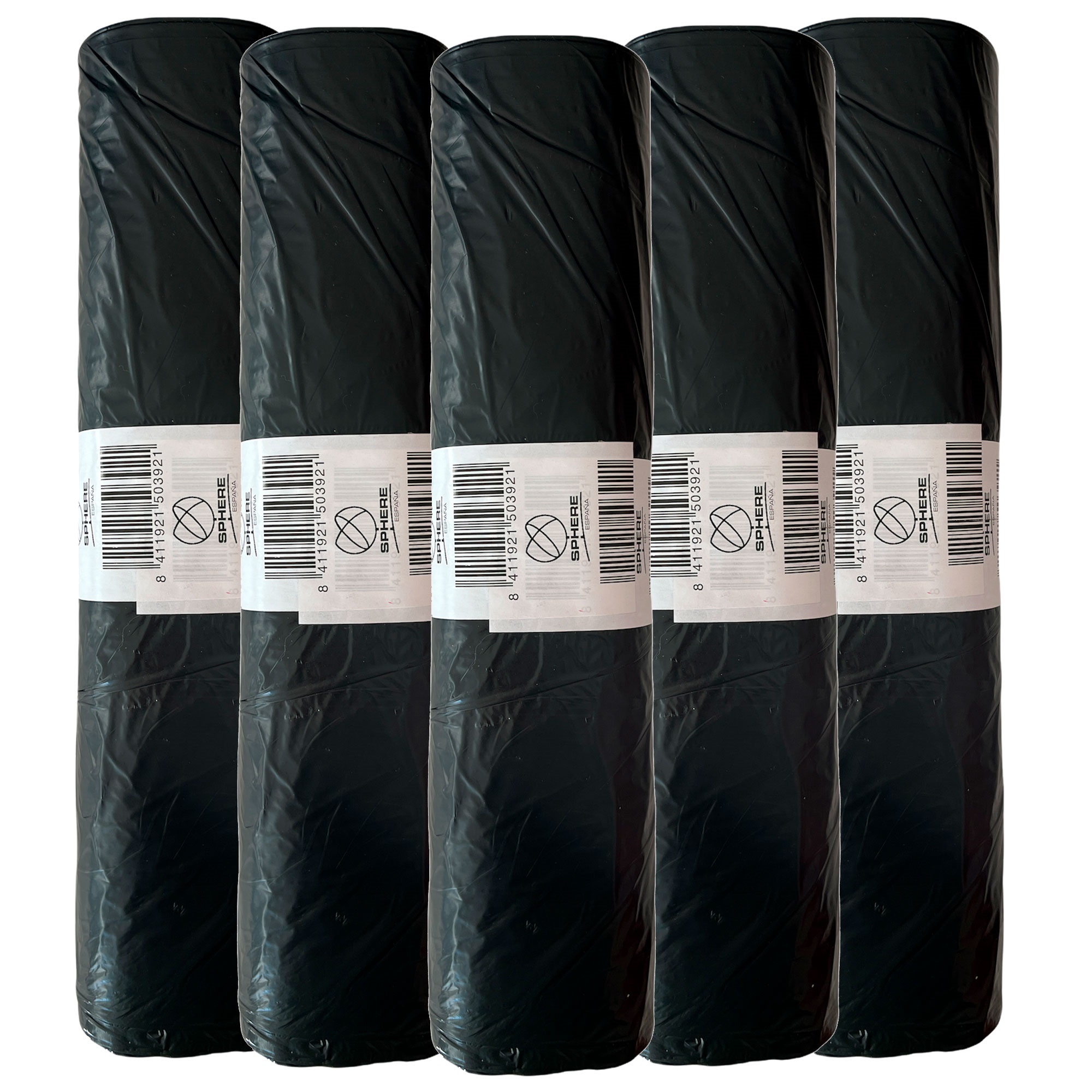 TEMU Bolsas de basura de 50 unidades de 120L color negro