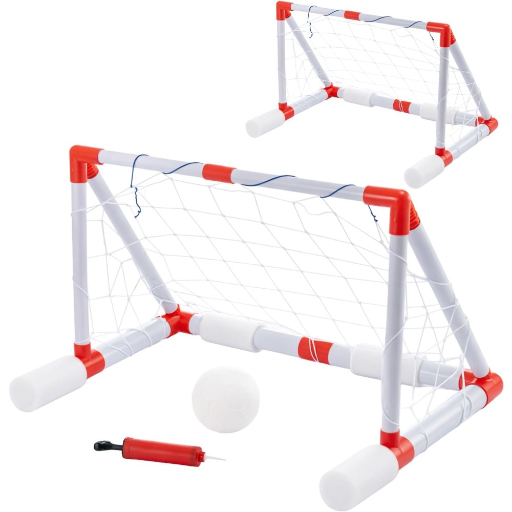 TEMU Pool Water Soccer Set, 2- Soccer Game, 1 Ball And 1 Inflator, Adult Sports, Beach And Backyard Fun Family