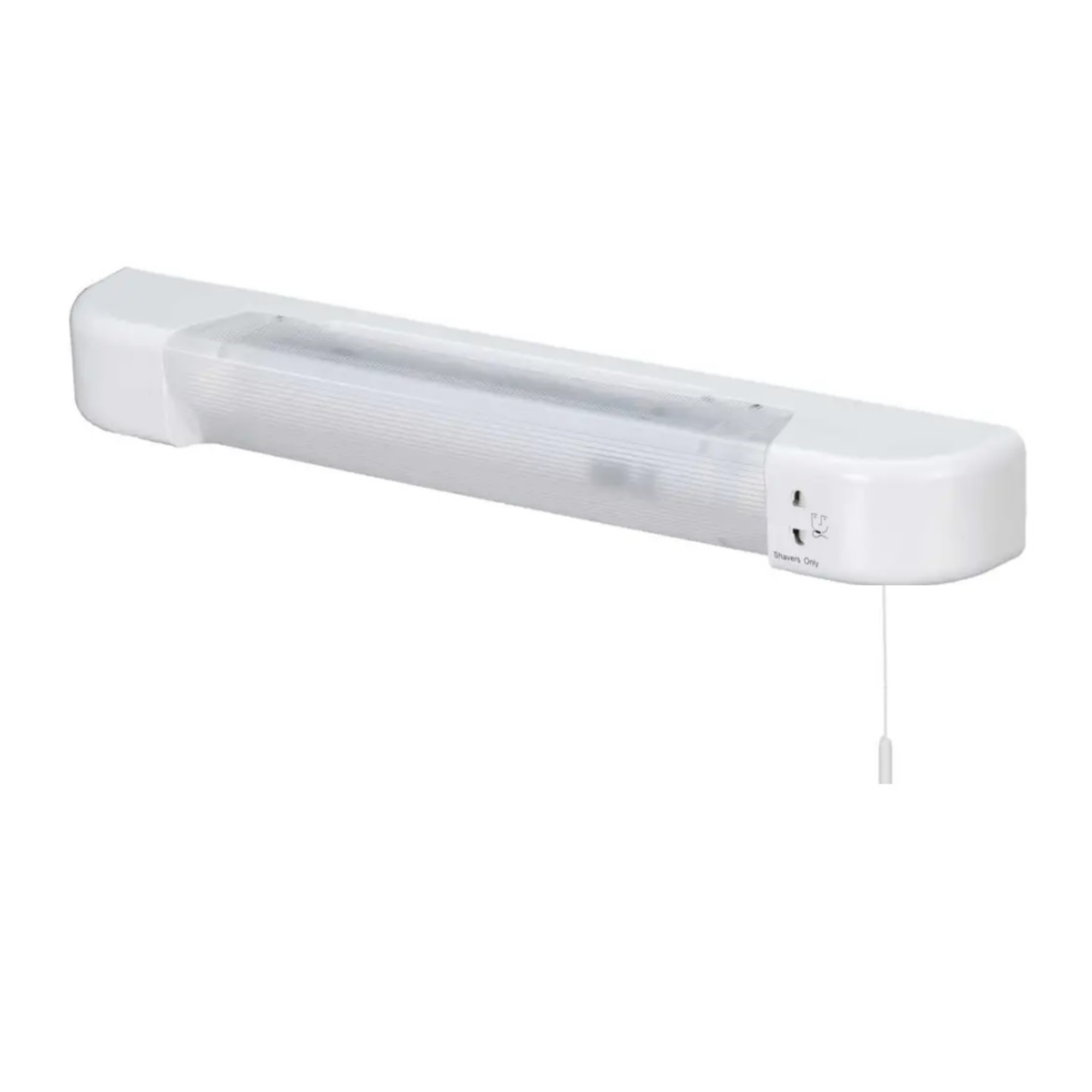 First Choice Lighting Rise - White Bathroom Shaver Light