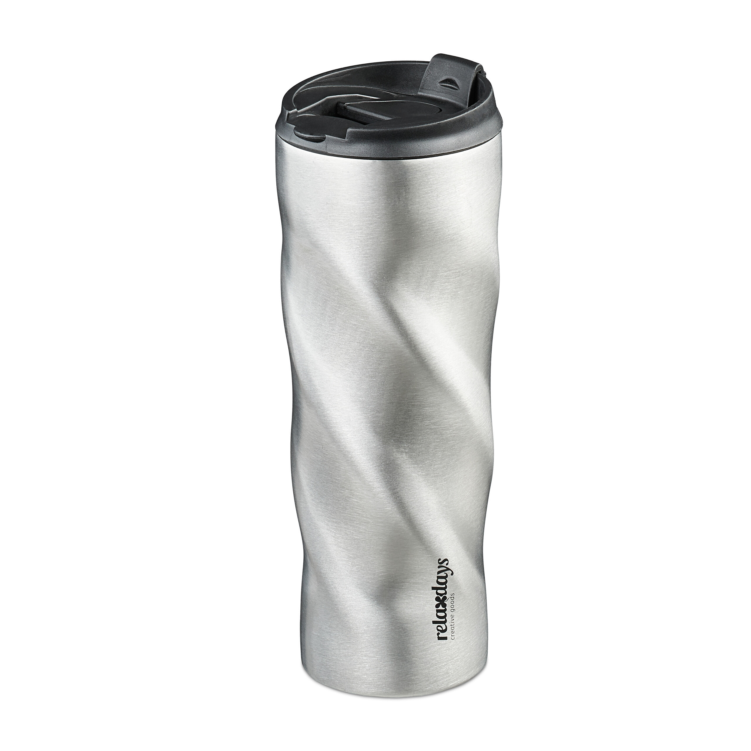 Thermocup In Silver/ Black - 500 Ml