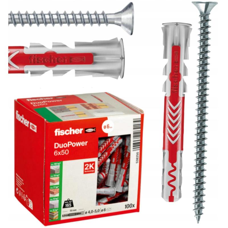 S Universal Anchor All-purpose Anchor With Screw 8 Mm 25pcs.