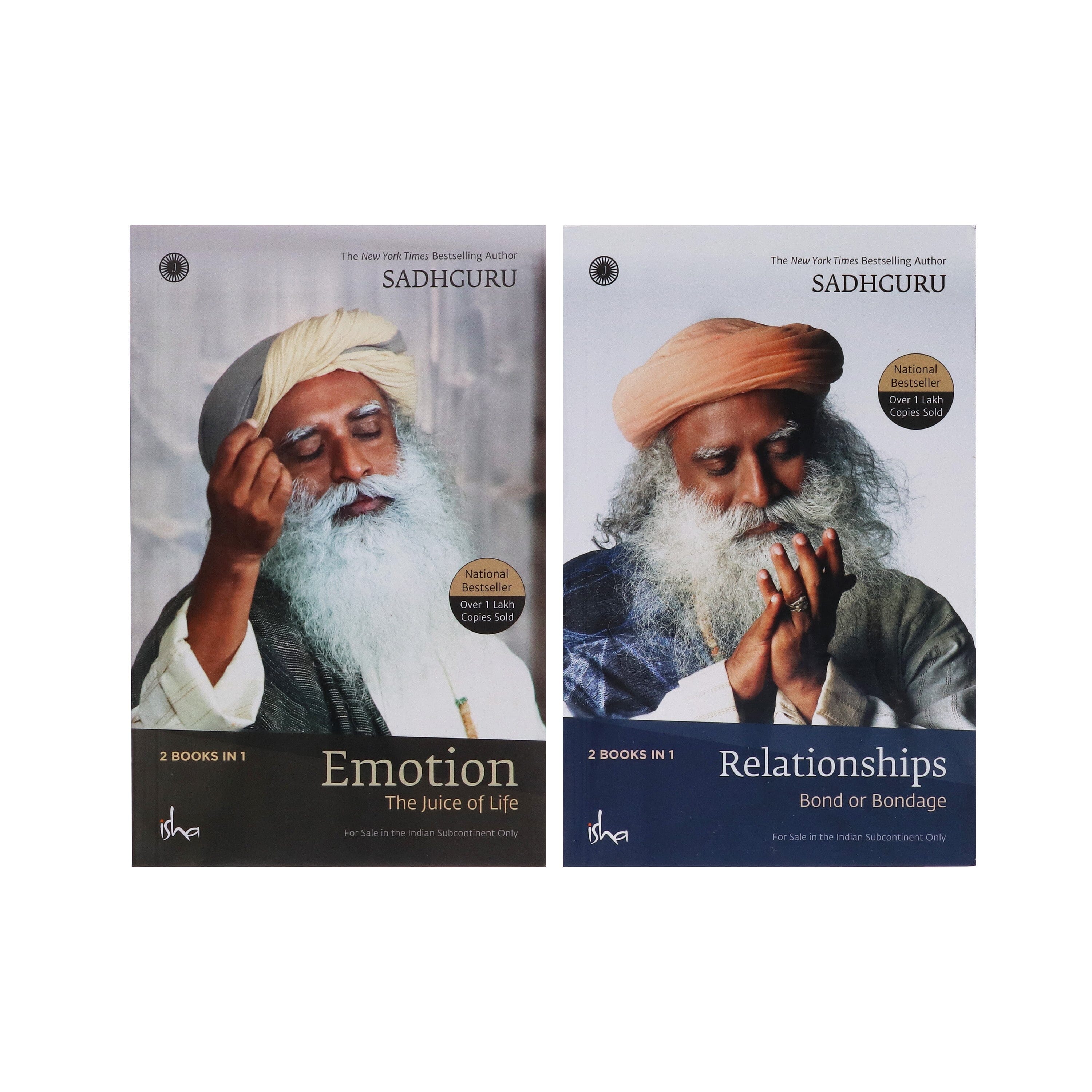 TEMU Emotion & Relationships By Sadhguru Jaggi Vasudev (2 Books In 1) - Non Fiction - Paperback