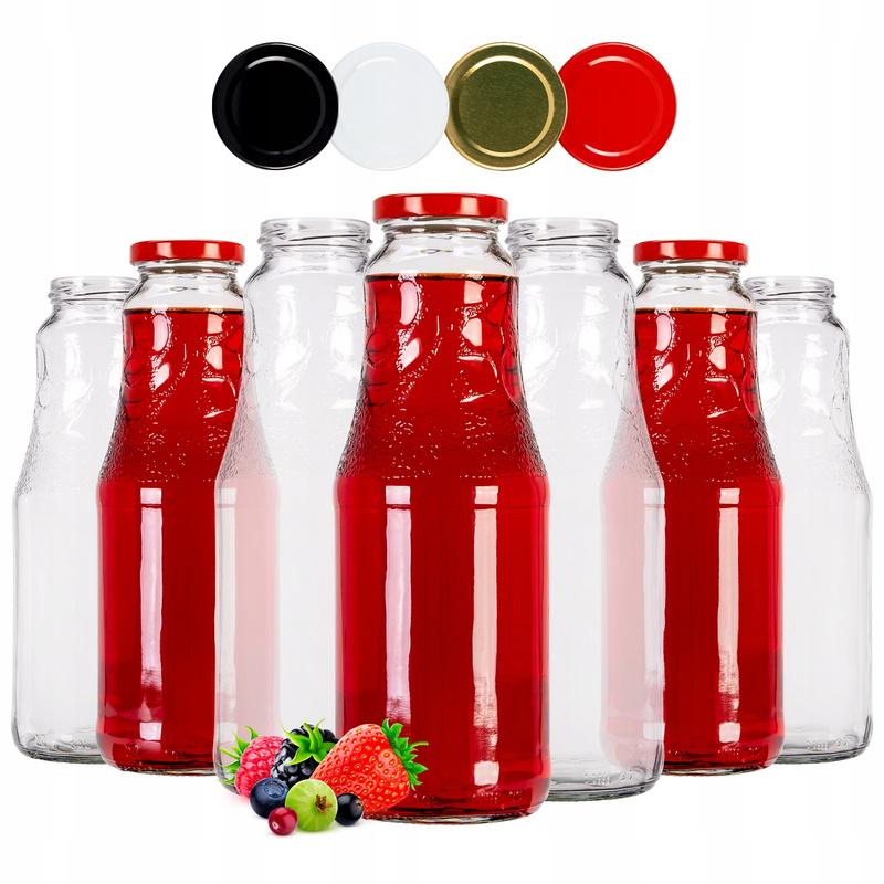 TEMU 30 Bottles Of Juice, Wine, Liqueurs, Compote, 1l Water Bottle + Free
