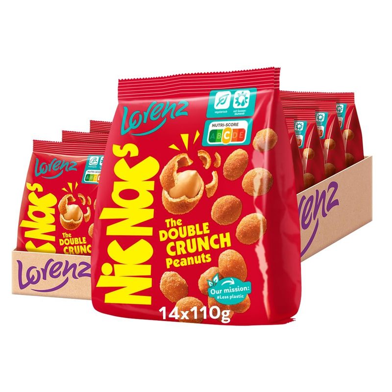 14 Packs Of Nic Nacs Original 110g Each (1540g)