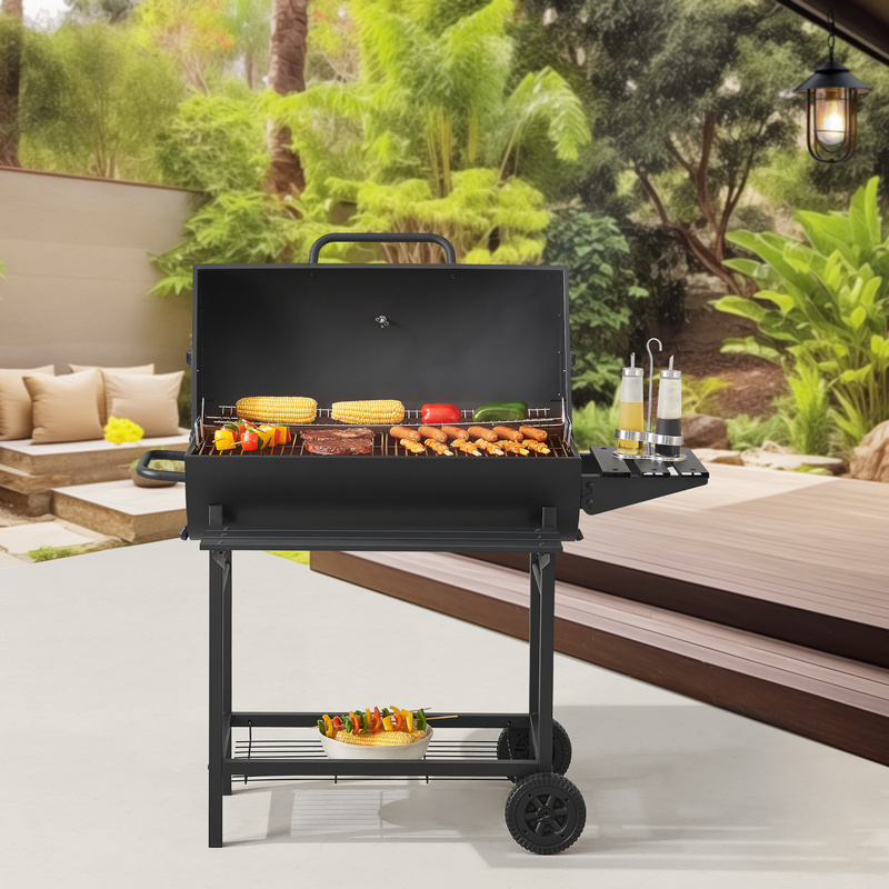Grill Cart, 95x108x61cm, Black