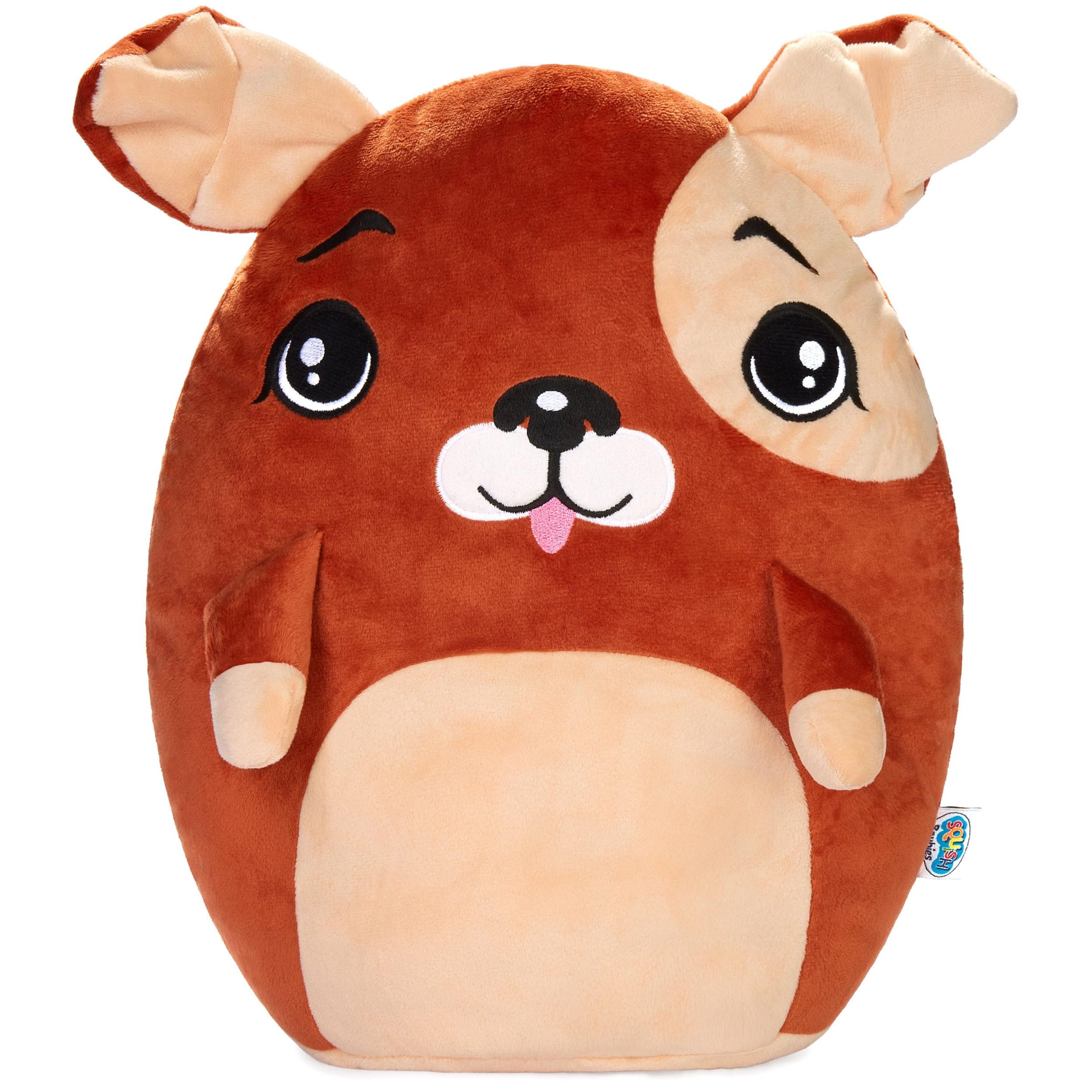 Image of Squishbrubies Hugo The Dog - 35 Cm Plush Toy - Super Soft Stuffed Animal - Plush Toy For Cuddling, Gifting, And Collecting - Brown