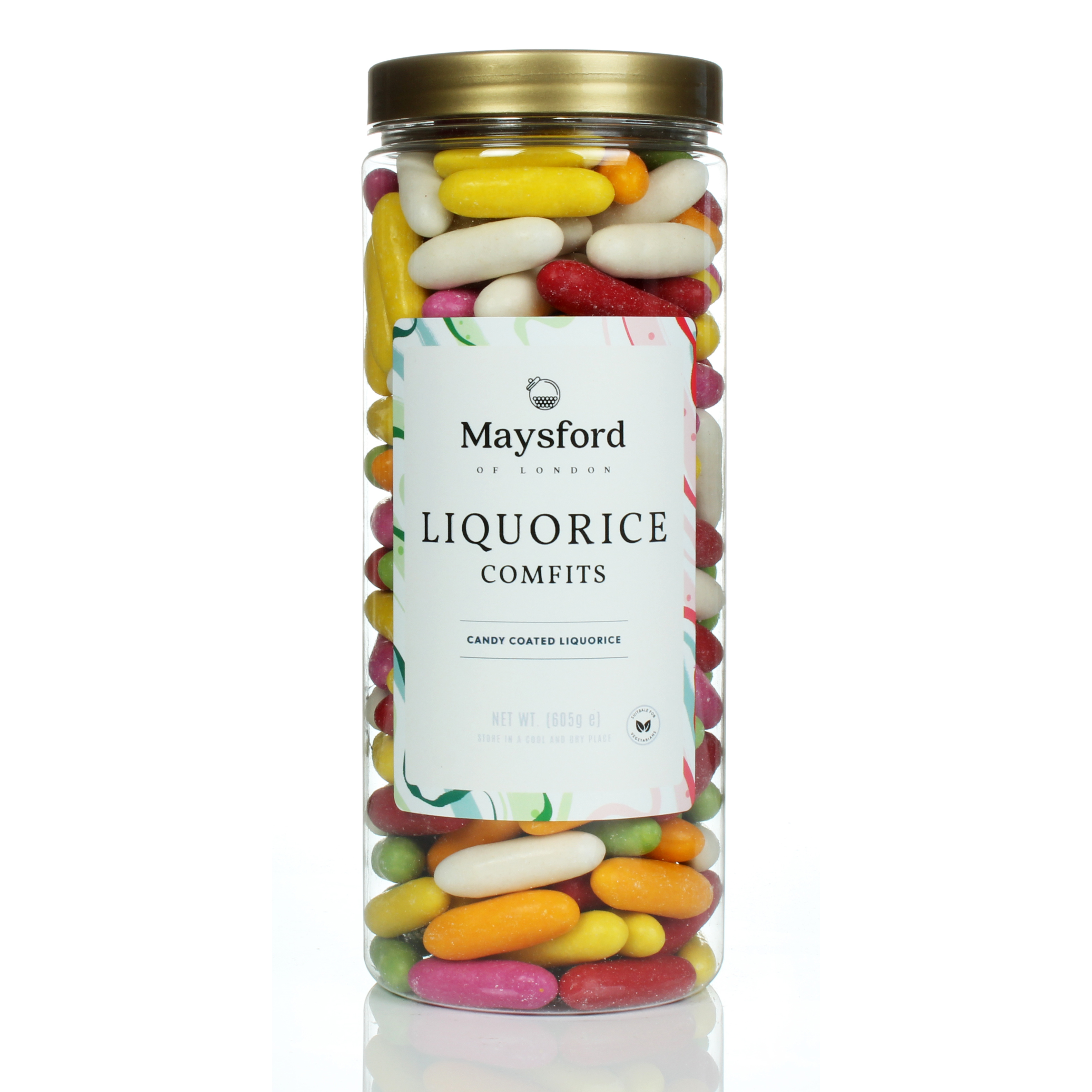 Maysford Liquorice Comfits Gift Jar: retailer-supplied image