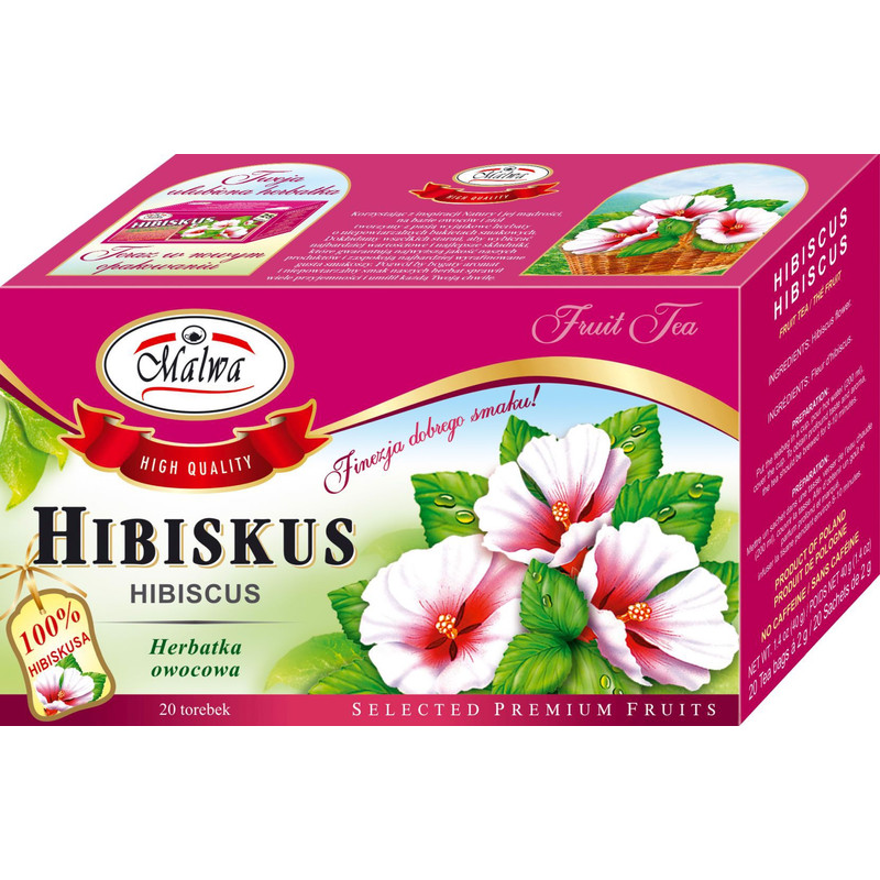 Malwa Fruit Tea Hibiscus 40 G (20 X 2 G)