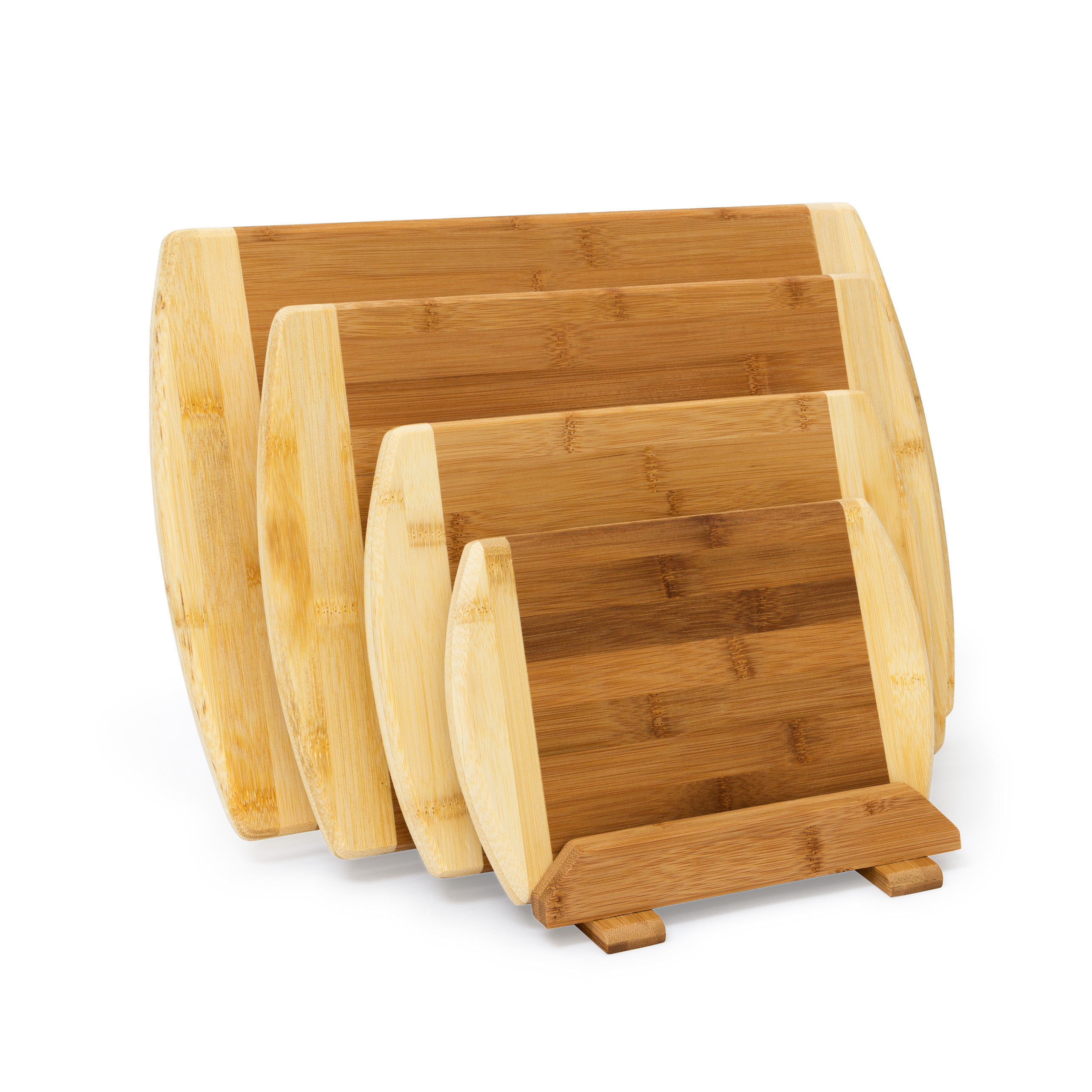 E-shop 4 tlg. Schneidebrett-Set in Natur
