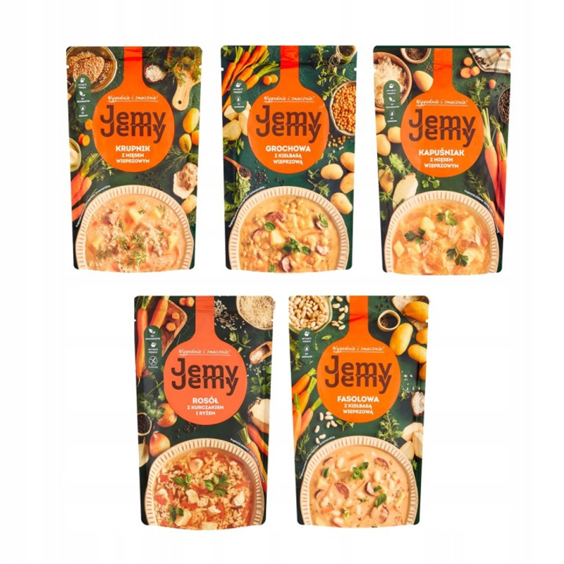 Jemyjemy Soup Mix 5 Flavors 400 G X 5 Pieces