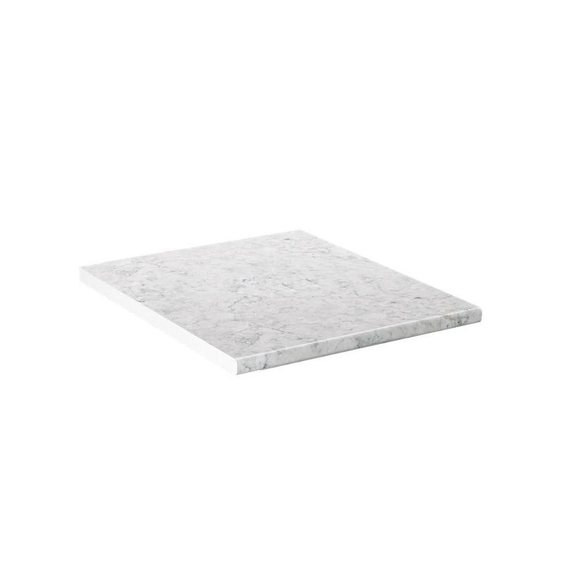 Image of White/marble Kitchen Worktop 50 Cm, Countertop For Kitchen Cabinets, Kitchen Furniture Worktop, 28mm Chipboard