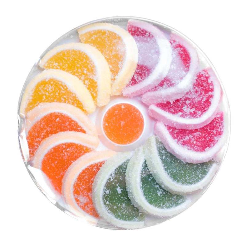 Woogie Makarena Jelly Slices, Fruit Flavor Jelly, 200g