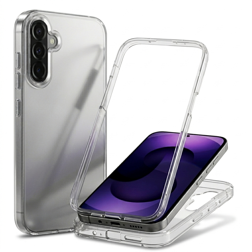 TEMU para Samsung A57 5G Carcasa Full Body de 2 Piezas Protección Antigolpes con Protector de Pantalla