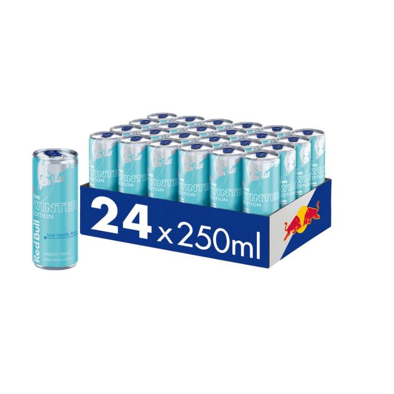 Red Bull Iced Vanilla Berry Winter Edition 2024 – 24 X 250 Ml | Limited Energy Drink Collection