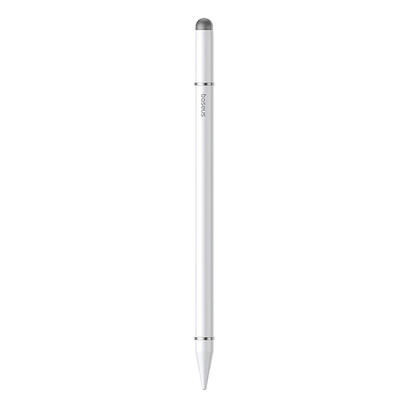 Image of Smooth Writing Iii 3-in-1 Magnetic Stylus - Passive, White, Compatible With Tablets And Phones, Precise Writing