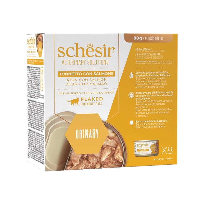 TEMU Schesir Bouillon de Filet de Poisson pour Chat (8 x 80 g)