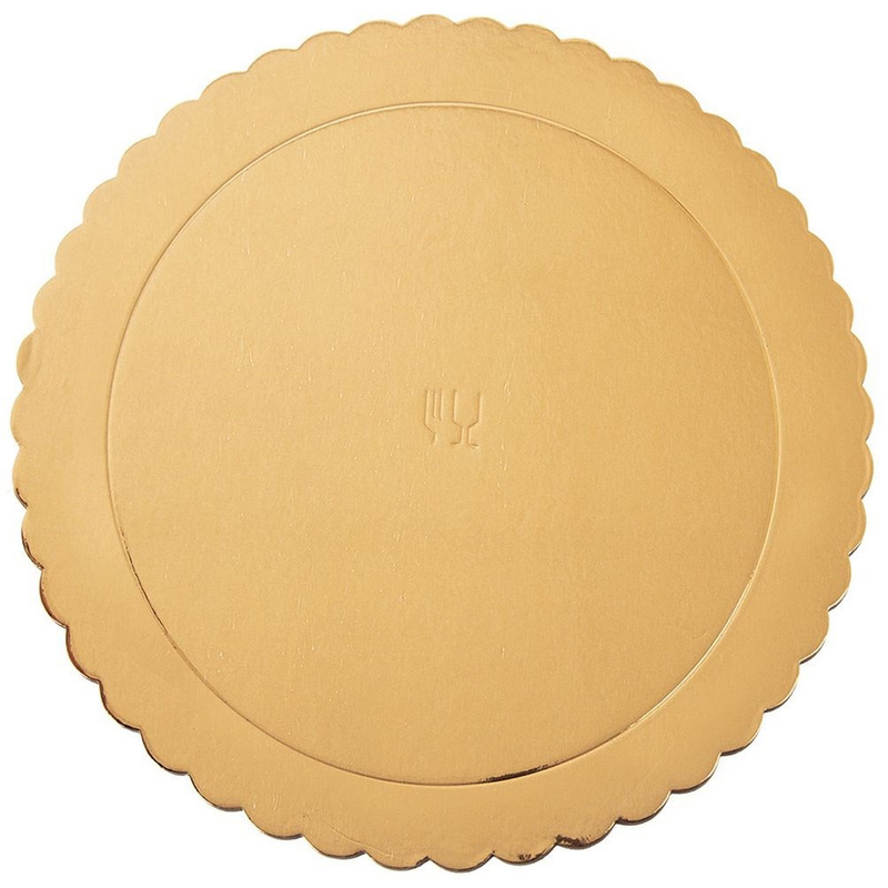 E-shop Tortenunterlage, goldener runder Kuchenboden, 32 cm
