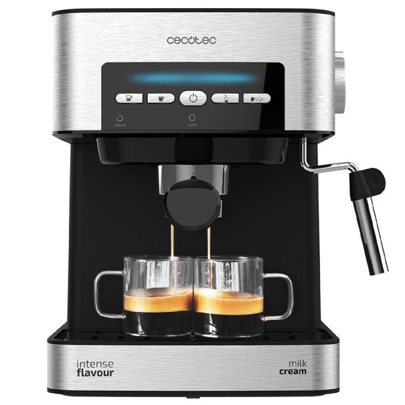 TEMU Cecotec Cafetera Power Espresso 20 Matic. 850 W, 20 Bares, 1,5L, Brazo , Vaporizador