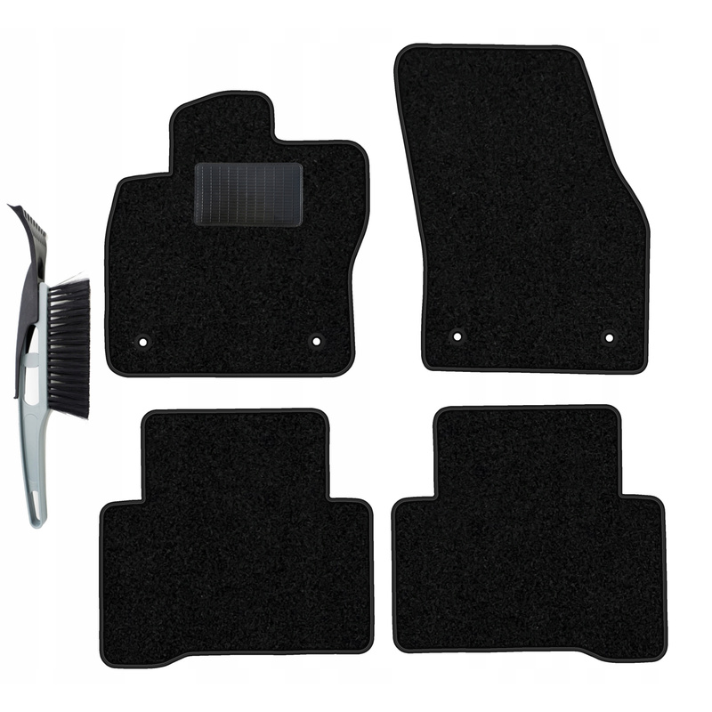 Velour Car Mats Set Compatible With Ii 2015 - 5 Seats