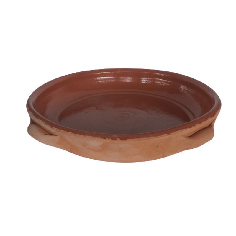 TEMU Teglia Semi Smaltata Manufatta - Disponibile in Diverse Misure35cm