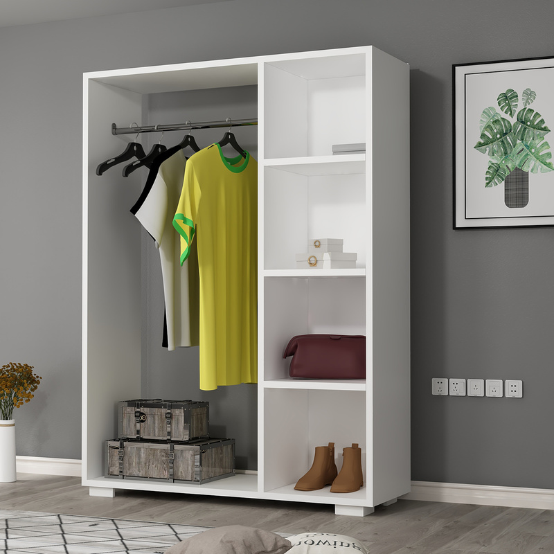 Nesbyen Wardrobe With Clothing Rail