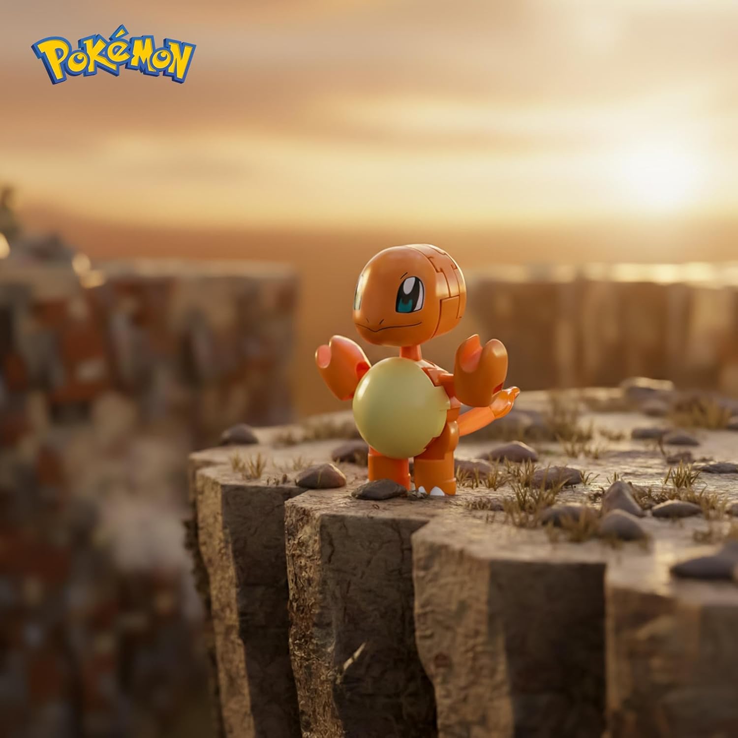 MEGA Pokémon Charmander Building Toy Kit with Action Figure