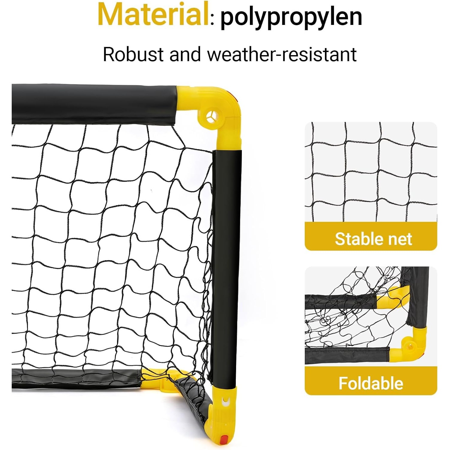 Football Goals Set of 2 with Carry Bag