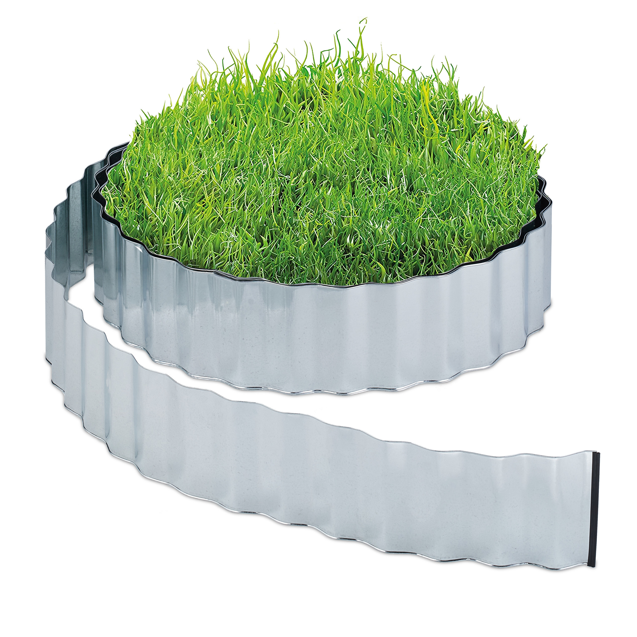 Lawn Edging In Silver - 15 M
