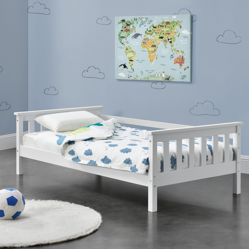 Children's Bed With Storage Youth Bed With Slatted Frame Crib In Colors And Sizes