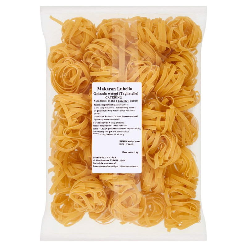 Image of Lubella Catering Macaroni Nest Tagliatelle 1 Kg