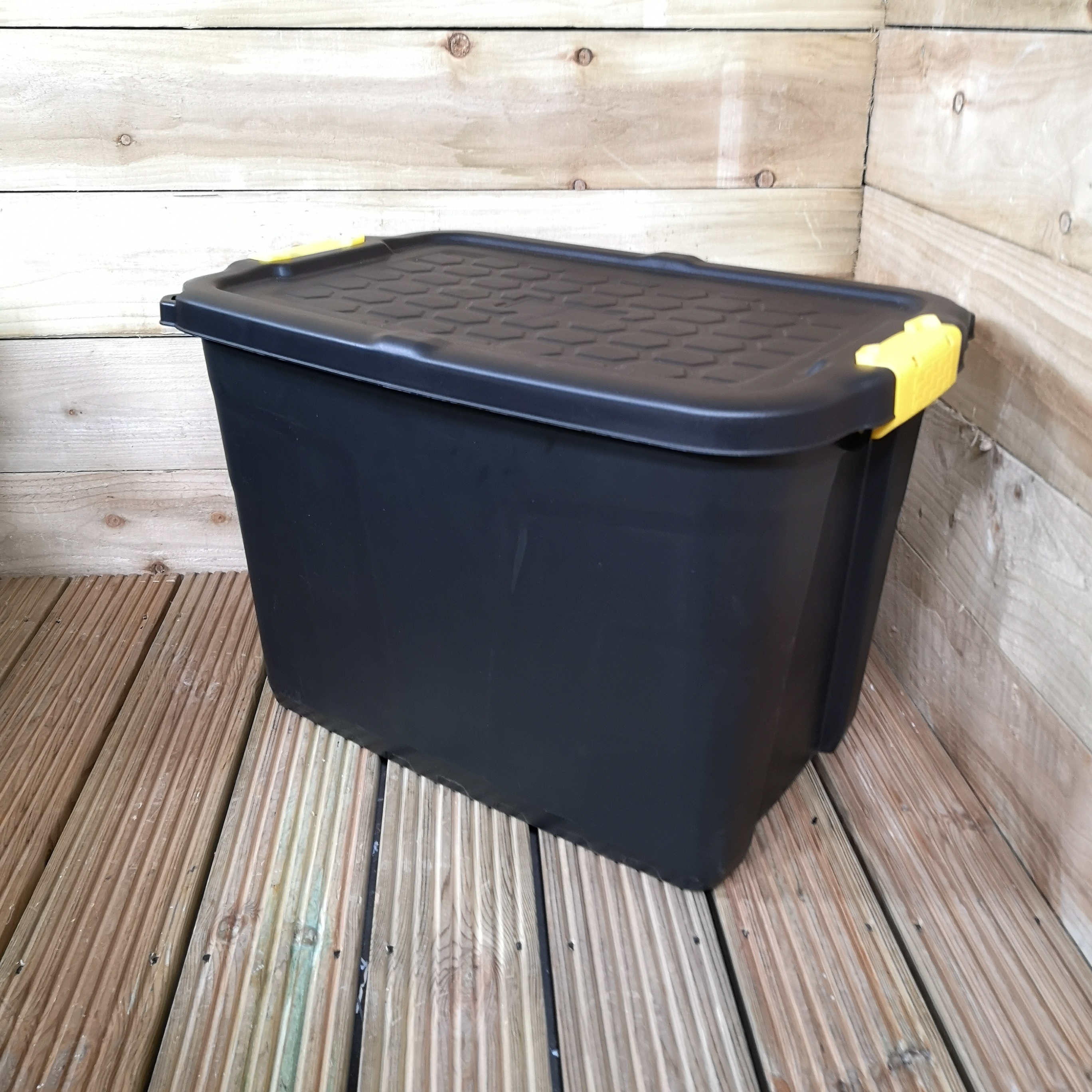 60L Heavy Duty Storage Tub, Lockable & Stackable