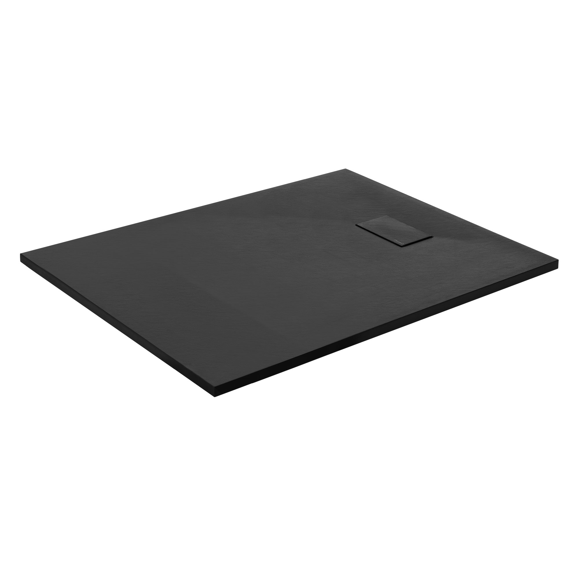 Image of Luxebath Shower Tray, Extra Flat And Durable Smc Shower Base, 30mm Height, Design Shower Tray With Anti-slip Slate-look Surface