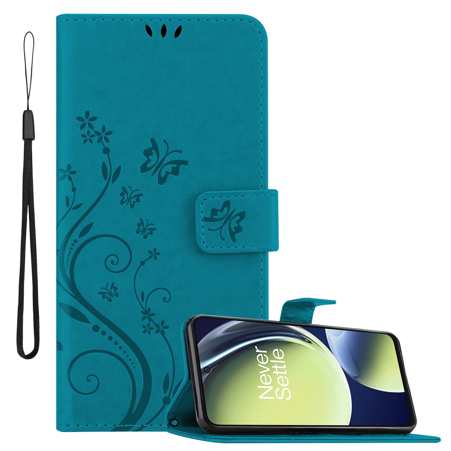 Image of Oneplus Nord Ce 3 Lite 5g Case Protective Cover With Magnetic Closure, Stand Function And Card Slots Flip Case Flower Cover Case Phone Flip Case Book Bag