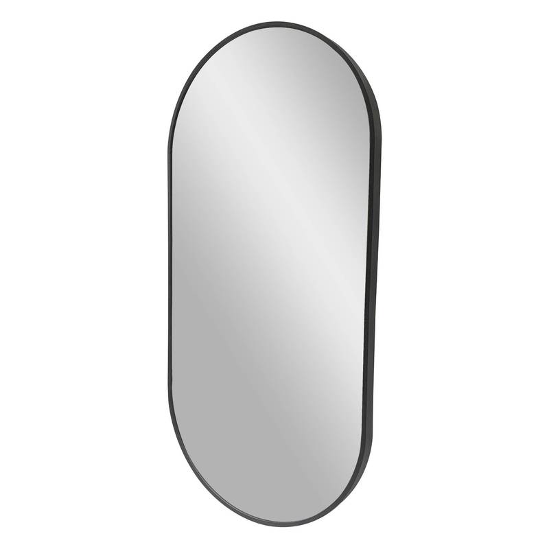 Image of Corato Wall Mirror 40x80cm Bathroom Mirror Makeup Mirror Hanging Elliptical Mirror Wall Mount In Colors