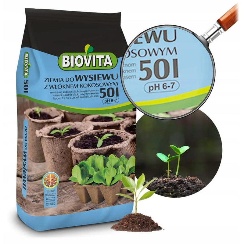 Earth For Sowing With Coconut Fiber 50l Natural Substrate For Seedlings
