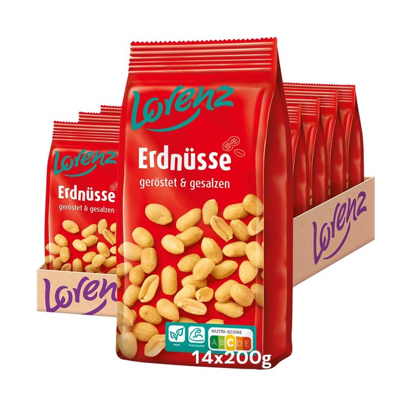 Image of 14x Lorenz Roasted & Salted (14x200g)