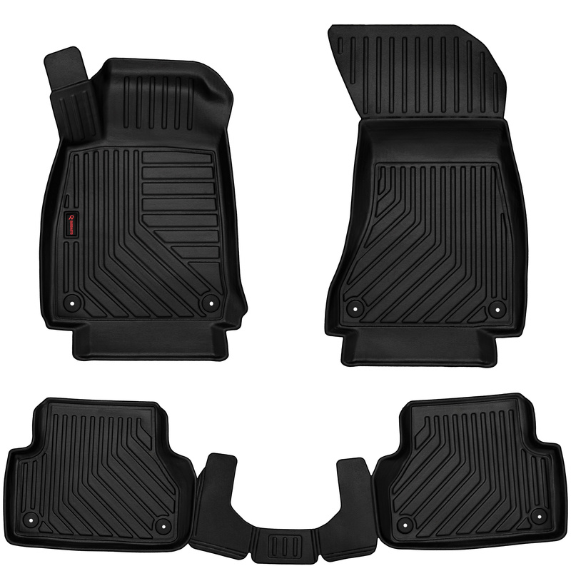 3d Rubber Floor Mats With High Edges, Compatible With: A4 (b9) (2015-2023)