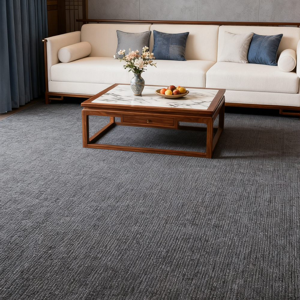 TEMU 12pcs 12-inch Grey Self-adhesive Carpet , Suitable For Large-area Carpet Flooring In Home Offices, Easy And Quick To Install - Perfect For ,