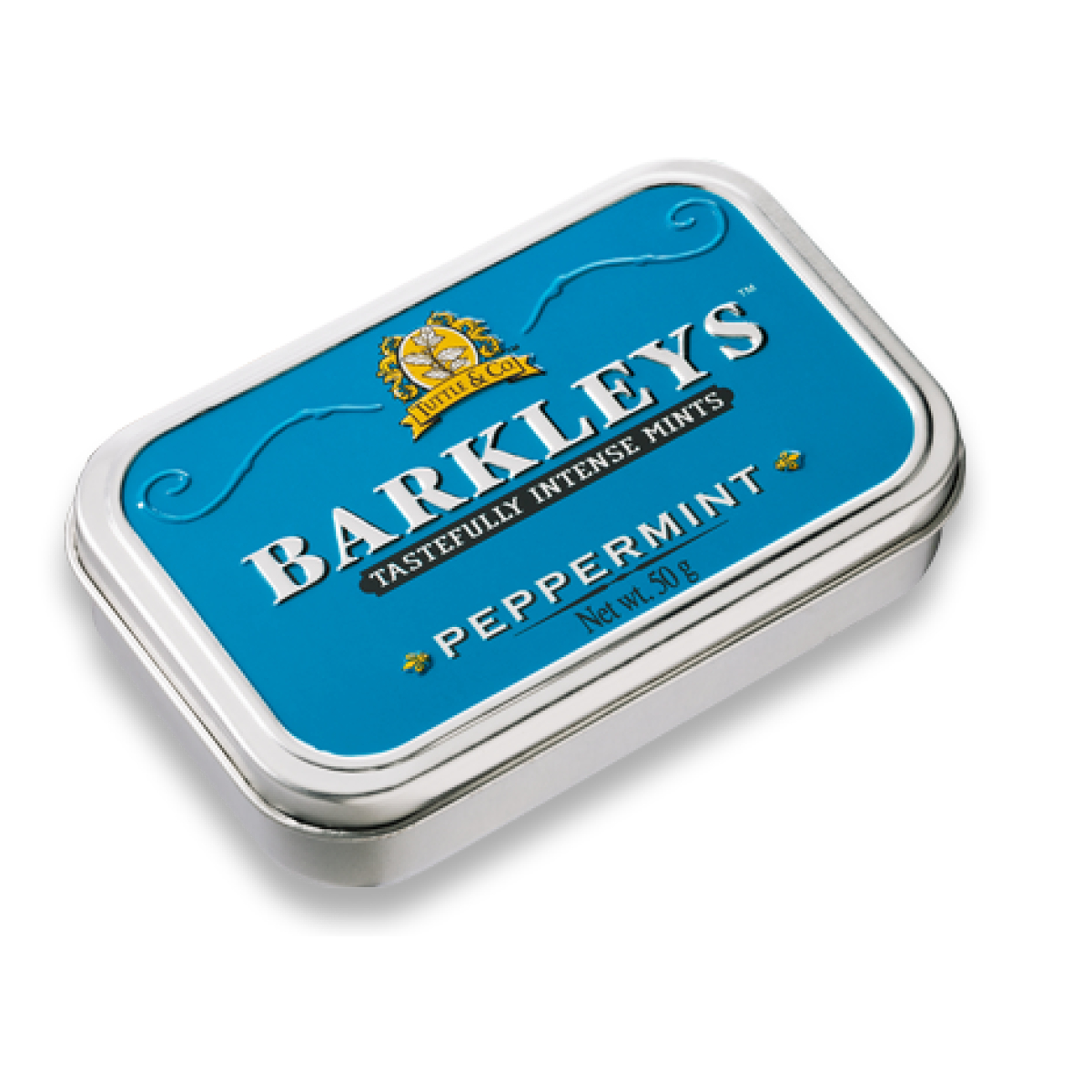 Barkley's Peppermint Menthols In A Metal Tin 50g