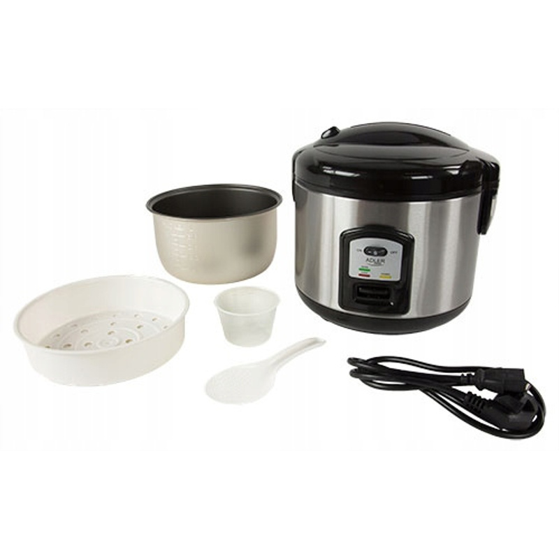 Rice Cooking Pot with Heating Function, Convenient Steam Cooking Pot with Removable Container, Automatic Cooking And Heat Retention, Safe Lid with Steam Release System, Anti-Slip Legs And Complete Accessories, Ideal Rice Cooking Pot with Heating Function, Convenient Steam Cooking Pot with Removable Container, Automatic Cooking And Heat Retention, Safe Lid with Steam Release System, Anti-Slip Legs And Complete Accessories, Ideal