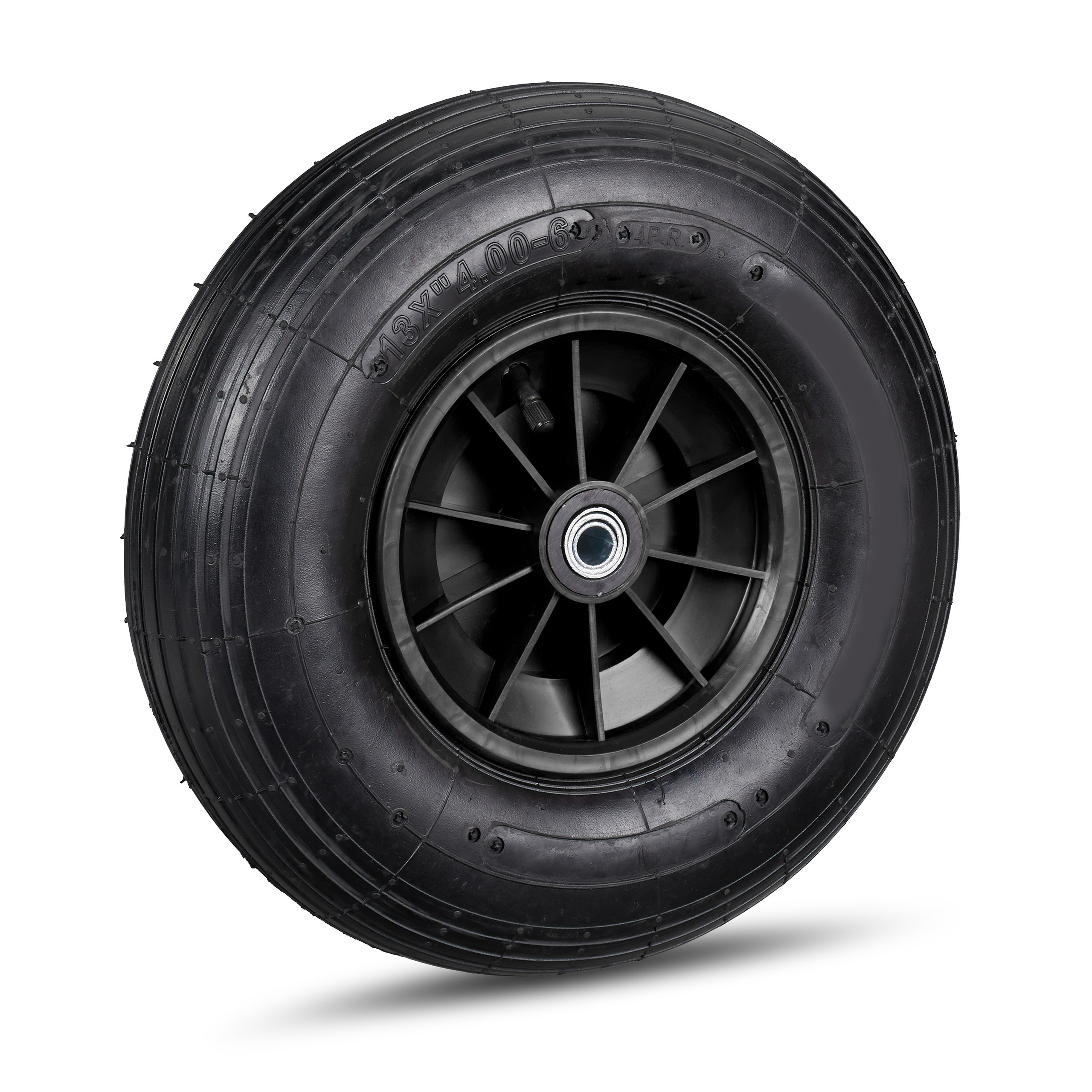 Handcart Wheel In Black - 4.00-6