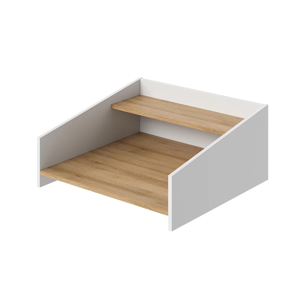 Image of Artisan Oak/white 65.6 X 30 Cm Washing Machine Top Shelf Washing Machine Shelf Bathroom Cabinet Top Shelf For Washing Machine, 16 Mm Spanplatte, Bathroom