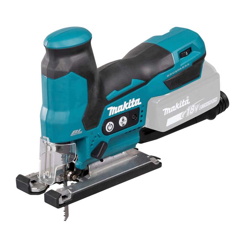 Image of Makita Djv185z 18v Cordless Oscillating Reciprocating Saw – , Brushless, 800-3,000 Min⁻¹, 135mm Cut, Dimmable Led Light & Blade Change