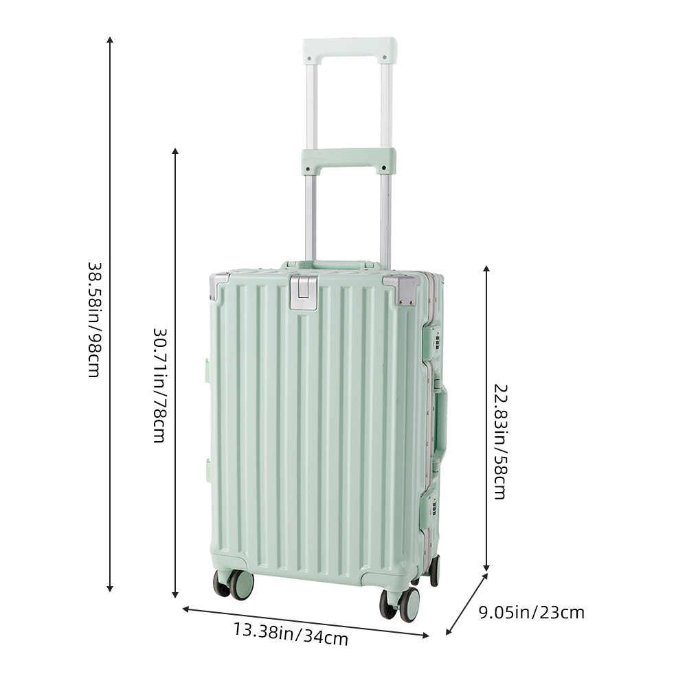 20 Inch Hard Shell Suitcase with Cup Holder